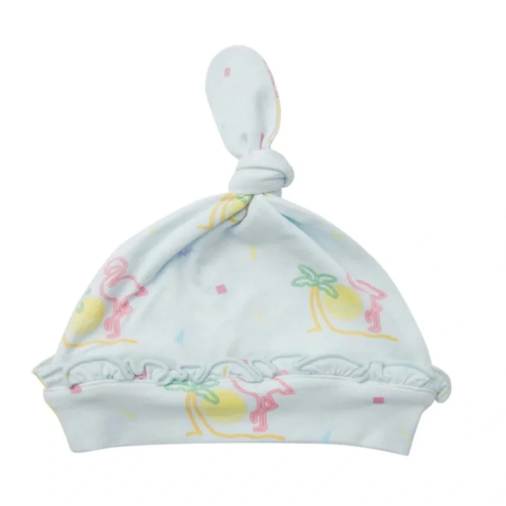 NWT Angel Dear Ruffle knotted beanie